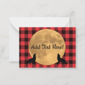 ハウリングウルフフルムーン ノートカード (裏面)