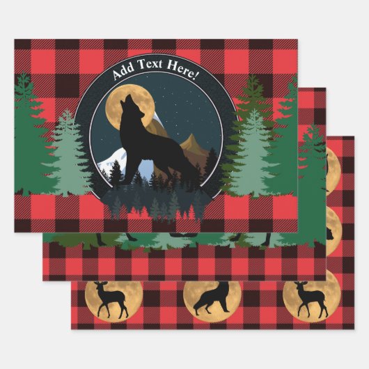 ハウリングウルフフルムーン ラッピングペーパーシート (セット)