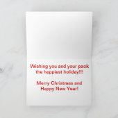 ハウリングウルフホリデーカード シーズンカード (内部)