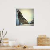 ハウリングウルフポスタープリント ポスター (キッチン)