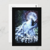 ハウリングウルフムーンウルブズ冬 ポストカード (正面/裏面)