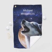 ハウリングウルフモノグラム ゴルフタオル (インサイチュ)