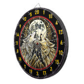 ハウリングウルフワイルダネスとエレガンスを統合 ダーツボード (正面右)