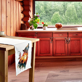 ハウリングウルフ二重露出サンセット ショートテーブルランナー