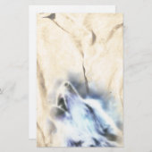 ハウリングウルフ先住民アメリカ文房具 便箋 (正面/裏面)