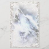 ハウリングウルフ先住民アメリカ文房具 便箋 (正面)