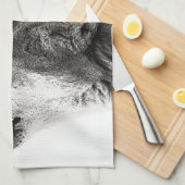 ハウリングウルフ キッチンタオル (四つ折り)