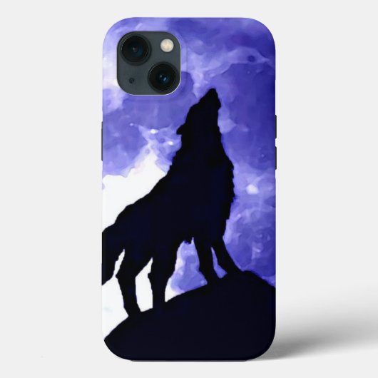 ハウリングウルフ&フルムーン Case-Mate iPhoneケース (裏面)