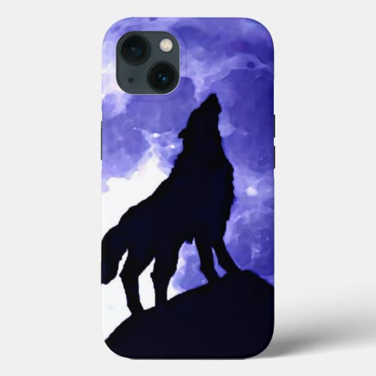 ハウリングウルフ&フルムーン Case-Mate iPhoneケース (裏面)