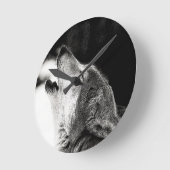 ハウリングウルフ ラウンド壁時計 (傾斜)