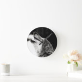 ハウリングウルフ ラウンド壁時計 (ホーム)