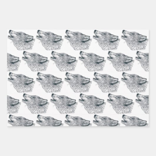 ハウリングウルフ ラッピングペーパーシート (正面)