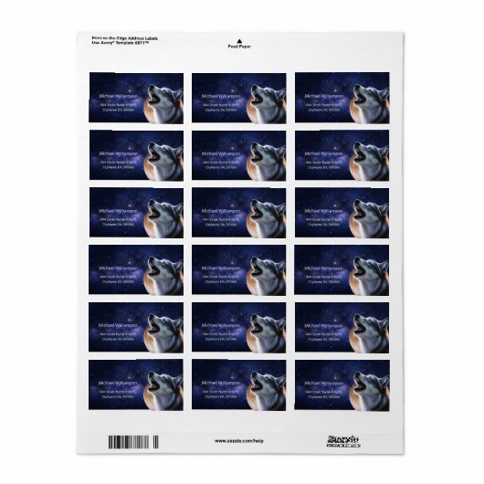 ハウリングウルフ ラベル (フルシート)