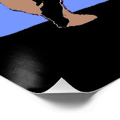 ハウリングウルフin冬 – オリジナルワイルドライフアート ポスター (コーナー)