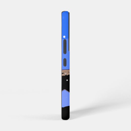 ハウリングウルフin冬 – オリジナルワイルドライフアート samsung galaxyケース (右側面)