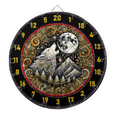 ハウリングオインスパイアフの強さと回復力 ダーツボード (正面)