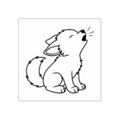 ハウリングオオオカミの子色私 ラバースタンプ (インプリント)