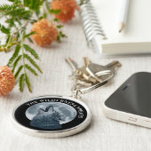 ハウリングオオカミと月 キーホルダー (側面)