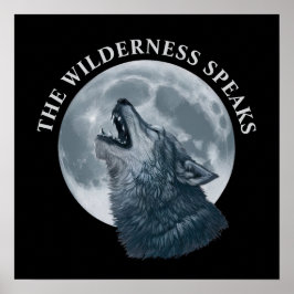 ハウリングオオカミと月 ポスター