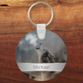 ハウリングオオカミ キーホルダー (正面)