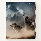 ハウリングオオカミ ノートブック (裏面)