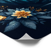 ハウリングオオカミ | Full Moon Ai Art ポスター (角)