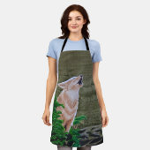 ハウリングコヨーテ エプロン (着用した状態)