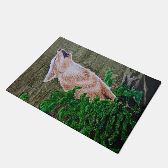 ハウリングコヨーテ ドアマット (アングル)