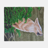 ハウリングコヨーテ フリースブランケット (正面(横))