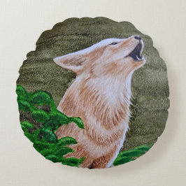 ハウリングコヨーテ ラウンドクッション
