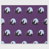 ハウリングナイトウルフ夜のセレナーデ ラッピングペーパー (フラット)