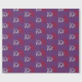 ハウリングナイトダークドラマチック ラッピングペーパー (フラット)