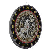 ハウリングホワイトウルフインスパイアフォーカスの強さ ダーツボード (正面左)