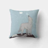 ハウリング北極狼 クッション (裏面)