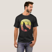 ハウリング素晴らしウルフのモチーフ Tシャツ (正面フル)