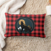 『ハウリング・ウルフ満月』 ランバークッション (ブランケット)