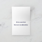 ハウリング・ウルフ・アート野生動物発表カード 案内状 (内部)