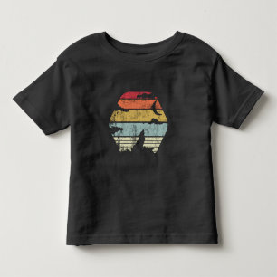 ハウリング·ウルフ·ムーン·シルエット·自然·ウルフズ·ラバー トドラーTシャツ