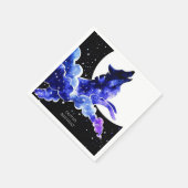 ハウリン魅力的ウルフ誕生日 スタンダードカクテルナプキン (角)