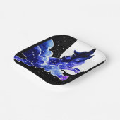 ハウリン魅力的ウルフ誕生日 ペーパープレート (傾斜あり)