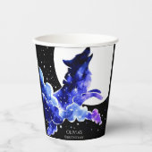 ハウリン魅力的ウルフ誕生日 紙コップ (正面)