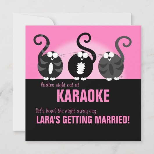 ハウルのレディースナイト 招待状 (正面)