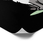 ハウルユードインおもしろいベビーウルフプンダークBG ポスター (角)