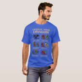 ハウレイン・ユア・ドラゴン 16ビットバージョン少年 Tシャツ (正面フル)