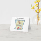 ハウレットはマクベスの魔女の呪文。 カード (黄色い花)