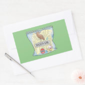 ハウレットはマクベスの魔女の呪文。 長方形シール (封筒)