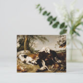 ハウンズがイノシシでイノシシをフラン ポストカード (スタンド正面)