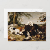 ハウンズがイノシシでイノシシをフラン ポストカード (正面/裏面)