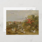 ハウンズのキャッピング、学士会堂、1836 (cの油) ポストカード (正面/裏面)