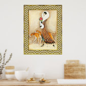 ハウンズ・デコの女性 ポスター (キッチン)